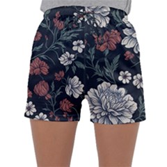 Flower Pattern Sleepwear Shorts by Bedest