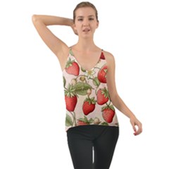 Strawberry Fruit Chiffon Cami by Bedest