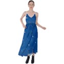 Sky Night Moon Clouds Crescent Tie Back Maxi Dress View1