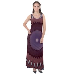 Art Pattern Design Sleeveless Velour Maxi Dress by Proyonanggan