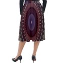 Art Pattern Design Classic Velour Midi Skirt  View2