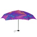 Fractal Art Artwork Magical Purple Mini Folding Umbrellas View3