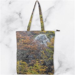 Wilderness Palette, Tierra Del Fuego Forest Landscape, Argentina Double Zip Up Tote Bag by dflcprintsclothing