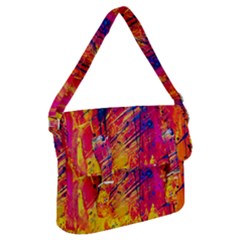 Abstract Design Calorful Buckle Messenger Bag by nateshop