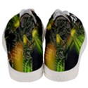 Machine Technology Circuit Electronic Computer Technics Detail Psychedelic Abstract Pattern Men s Mid-Top Canvas Sneakers View4