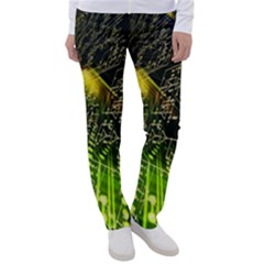 Machine Technology Circuit Electronic Computer Technics Detail Psychedelic Abstract Pattern Women s Casual Pants by Sarkoni