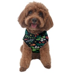 Pattern Forest Leaf Flower Motif Dog Sweater by Sarkoni