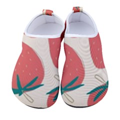 Seamless Strawberry Pattern Vector Men s Sock-style Water Shoes by Grandong