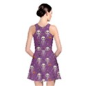 Skull Halloween Pattern Reversible Skater Dress View2