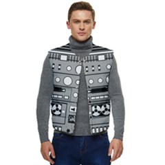 Boombox Men s Button Up Puffer Vest	 by Sarkoni