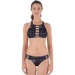 Daft Punk Boombox Perfectly Cut Out Bikini Set by Sarkoni