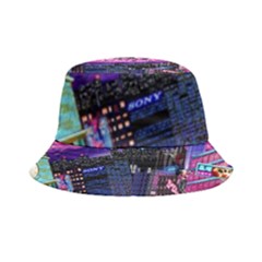 Retro City Pixel Inside Out Bucket Hat by Sarkoni