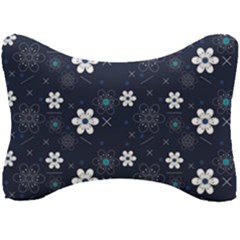 Flower Pattern Texture Seat Head Rest Cushion by Grandong