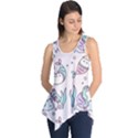 Cartoon Cat Cute Animal Kawaii Pastel Pattern Sleeveless Tunic View1