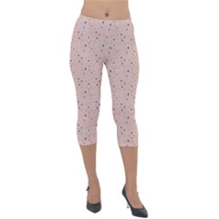 Punkte Lightweight Velour Capri Leggings  by zappwaits