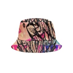 Aztec Flower Galaxy Inside Out Bucket Hat (kids) by nateshop