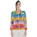 Rainbow Wood Women s Windbreaker View1