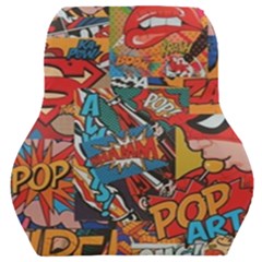 Comic Cartoon Pattern Car Seat Back Cushion  by pakminggu