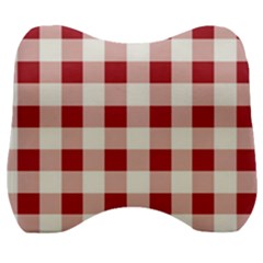 Gingham - 4096x4096px - 300dpi14 Velour Head Support Cushion by EvgeniaEsenina