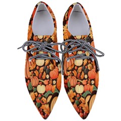 Thanksgiving Pattern Pointed Oxford Shoes by Valentinaart