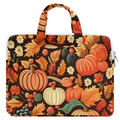 Thanksgiving Pattern Macbook Pro 16  Double Pocket Laptop Bag  by Valentinaart