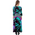 Aesthetic art  Button Up Boho Maxi Dress View2