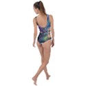 Abstract Blossoms  Side Cut Out Swimsuit View2