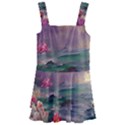 Abstract Flowers  Kids  Layered Skirt Swimsuit View1