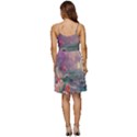 Abstract Flowers  V-Neck Pocket Summer Dress  View4