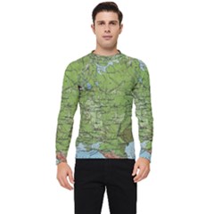 Map Earth World Russia Europe Men s Long Sleeve Rash Guard by Bangk1t