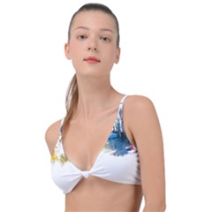 Venice T- Shirt Venice Voyage Art Digital Painting Watercolor Discovery T- Shirt (1) Knot Up Bikini Top by ZUXUMI