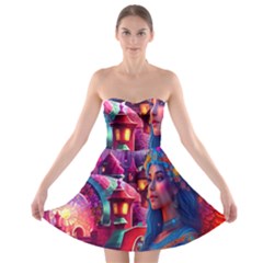 Fantasy Arts  Strapless Bra Top Dress by Internationalstore