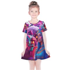 Fantasy Arts  Kids  Simple Cotton Dress by Internationalstore