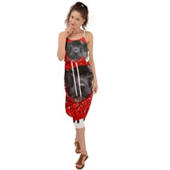 Black Hole T- Shirt Planet Eater Colour T- Shirt Waist Tie Cover Up Chiffon Dress