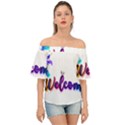 Arts Off Shoulder Short Sleeve Top View1