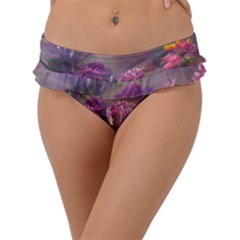 Floral Blossoms  Frill Bikini Bottoms by Internationalstore