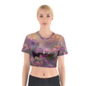 Floral Blossoms  Cotton Crop Top View1