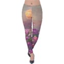 Floral Blossoms  Velvet Leggings View1