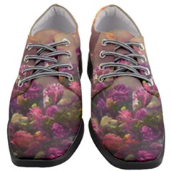 Floral Blossoms  Women Heeled Oxford Shoes by Internationalstore