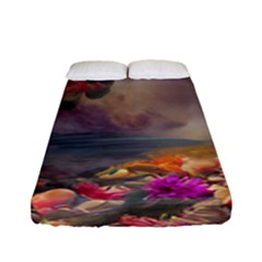 Floral Blossoms  Fitted Sheet (full/ Double Size) by Internationalstore