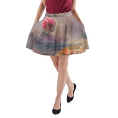 Floral Blossoms  A-line Pocket Skirt by Internationalstore