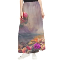 Floral Blossoms  Maxi Chiffon Skirt by Internationalstore