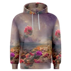 Floral Blossoms  Men s Overhead Hoodie by Internationalstore