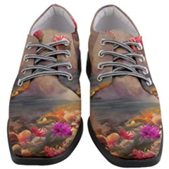 Floral Blossoms  Women Heeled Oxford Shoes by Internationalstore