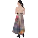 Floral Blossoms  Tie Back Maxi Dress View2