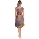 Floral Blossoms  Knee Length Skater Dress With Pockets View4