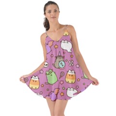 Pusheen Cat Love The Sun Cover Up by Pakjumat