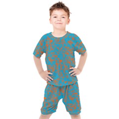 Animal Print Pattern Kids  T-shirt And Shorts Set by Pakjumat