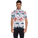 Fish Shark Animal Pattern Men s Short Sleeve Cycling Jersey View1