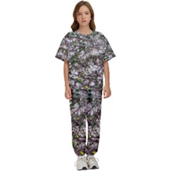 Climbing Plant At Outdoor Wall Kids  T-shirt And Pants Sports Set by dflcprintsclothing